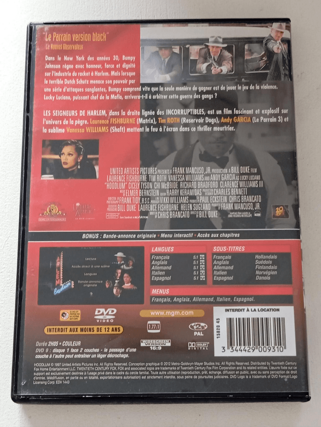 DVD Les seigneurs de harlem