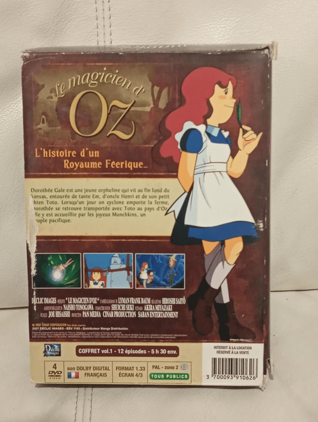 Coffret DVD Le magicien d'Oz box1