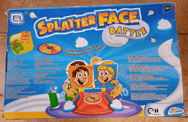 Jeu splatter face battle