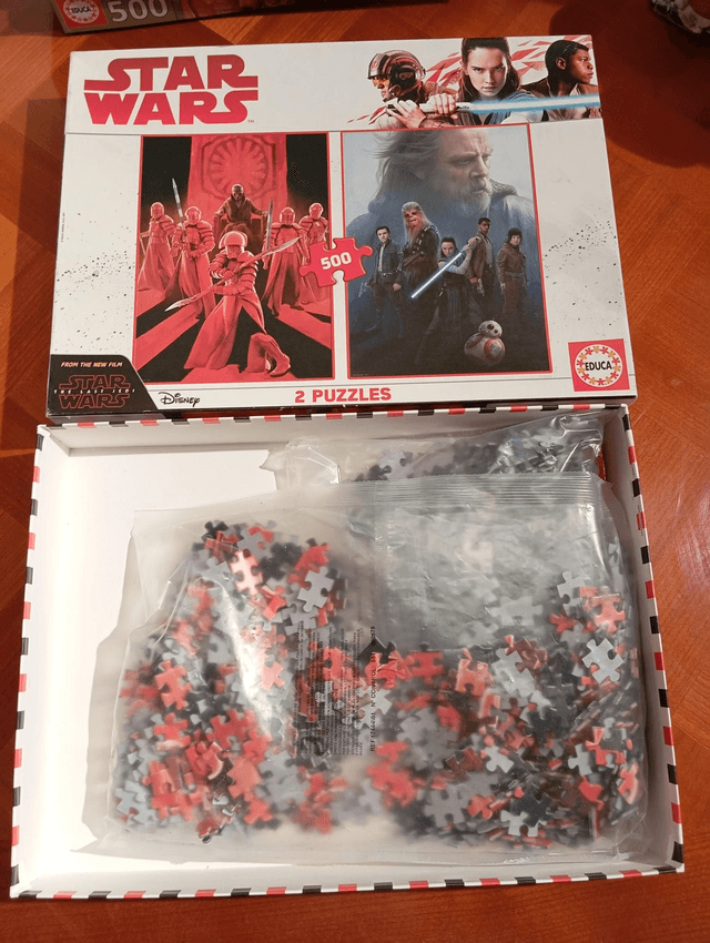 2 puzzles Star wars Educa 500 pièces 