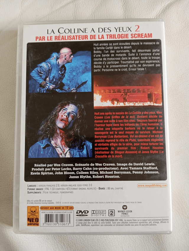 DVD La colline a des yeux 2