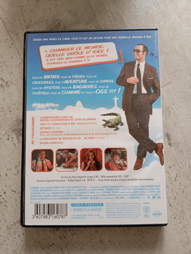 DVD Oss 117 Rio ne répond plus 