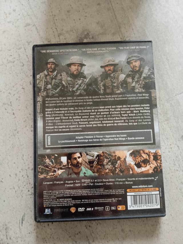 DVD du sang et des larmes 