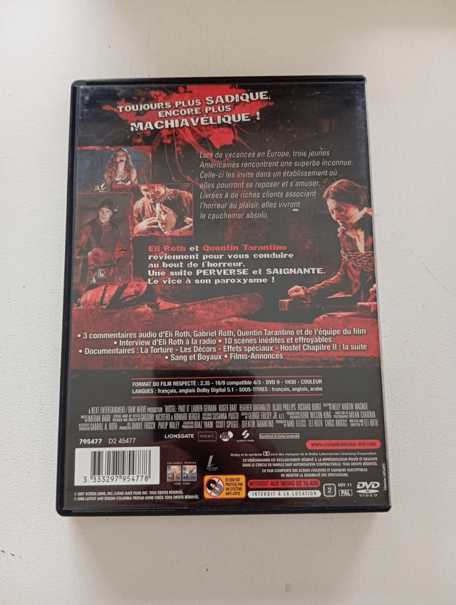DVD Hostel chapitre 2