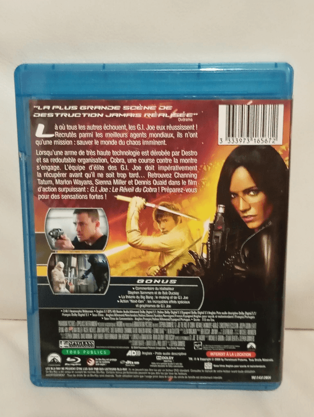 Blu ray G.I. Joe