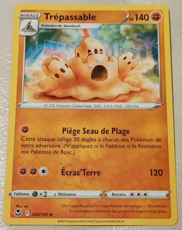 Carte pokémon Trépassable