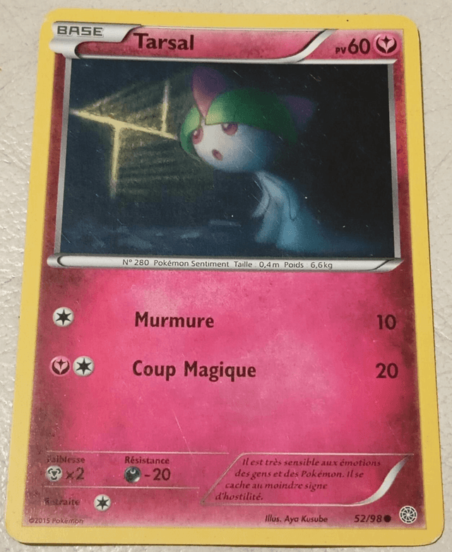 Carte pokémon Tarsal