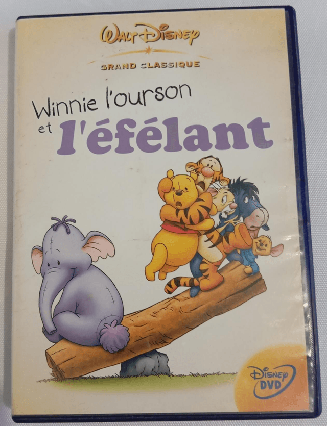 DVD Disney Winnie l&#039;ourson et l&#039;éfélant 