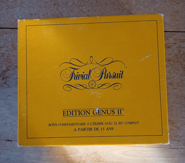 Jeu recharge Trivial pursuit Édition Genus II 