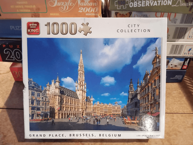 Puzzle king 1000 pièces Grand palace Bruxelles 