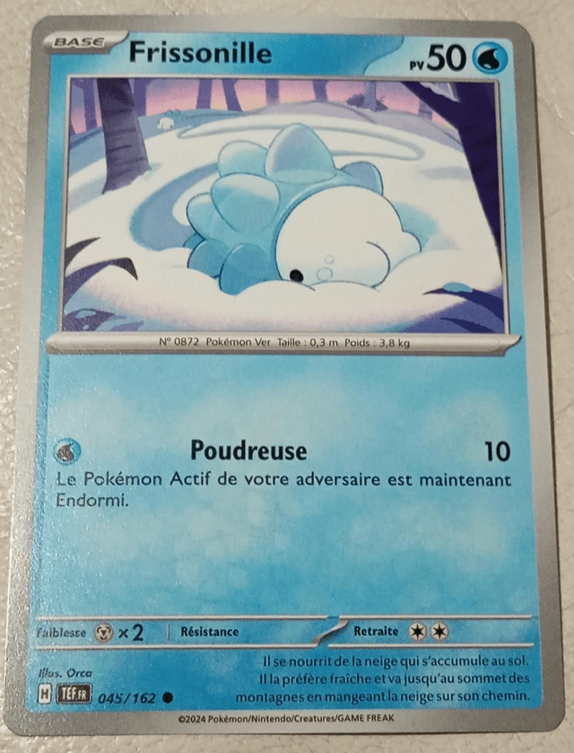 Carte pokémon Frissonille 