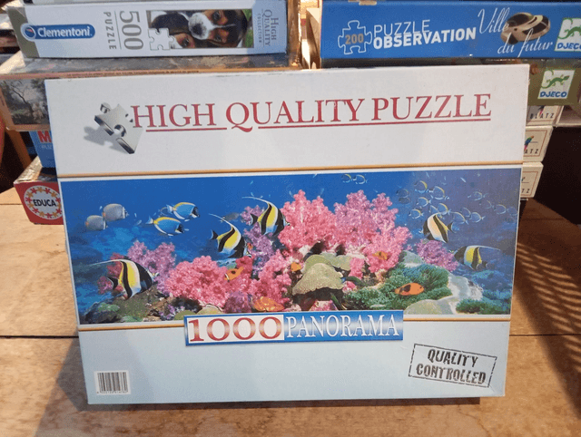 Puzzle panorama fond marin 1000 pièces 