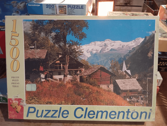 Puzzle Clementoni 1500 pièces chalets montagne