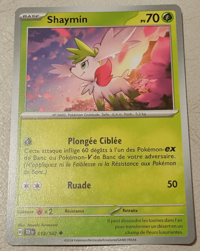 Carte pokémon Shaymin
