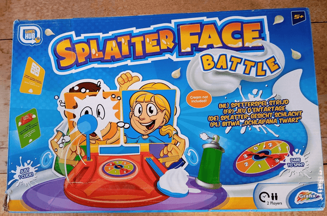 Jeu splatter face battle