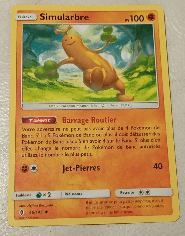 Carte pokémon Simularbre