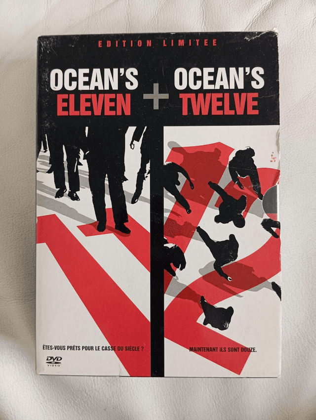 Coffret 2 DVD Ocean&#039;s eleven et ocean&#039;s twelve