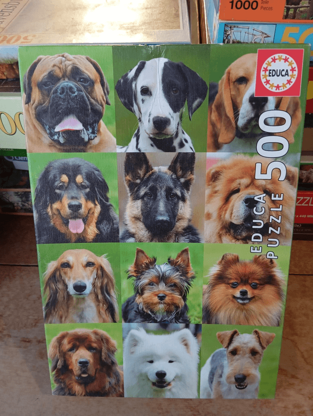 Puzzle Educa 500 pièces chiens