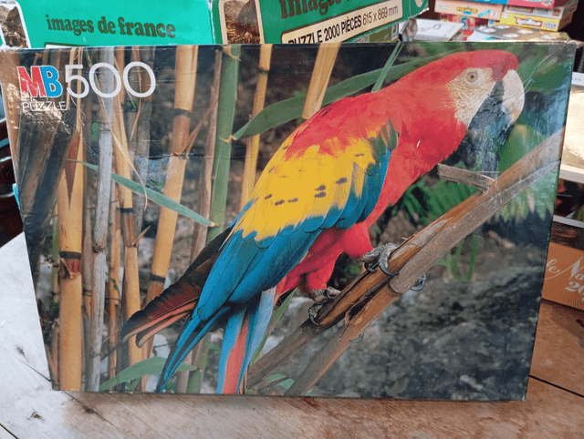 Puzzle MB 500 pièces perroquet